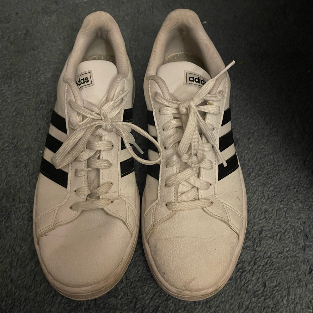 Adidas Striped White Sneakers